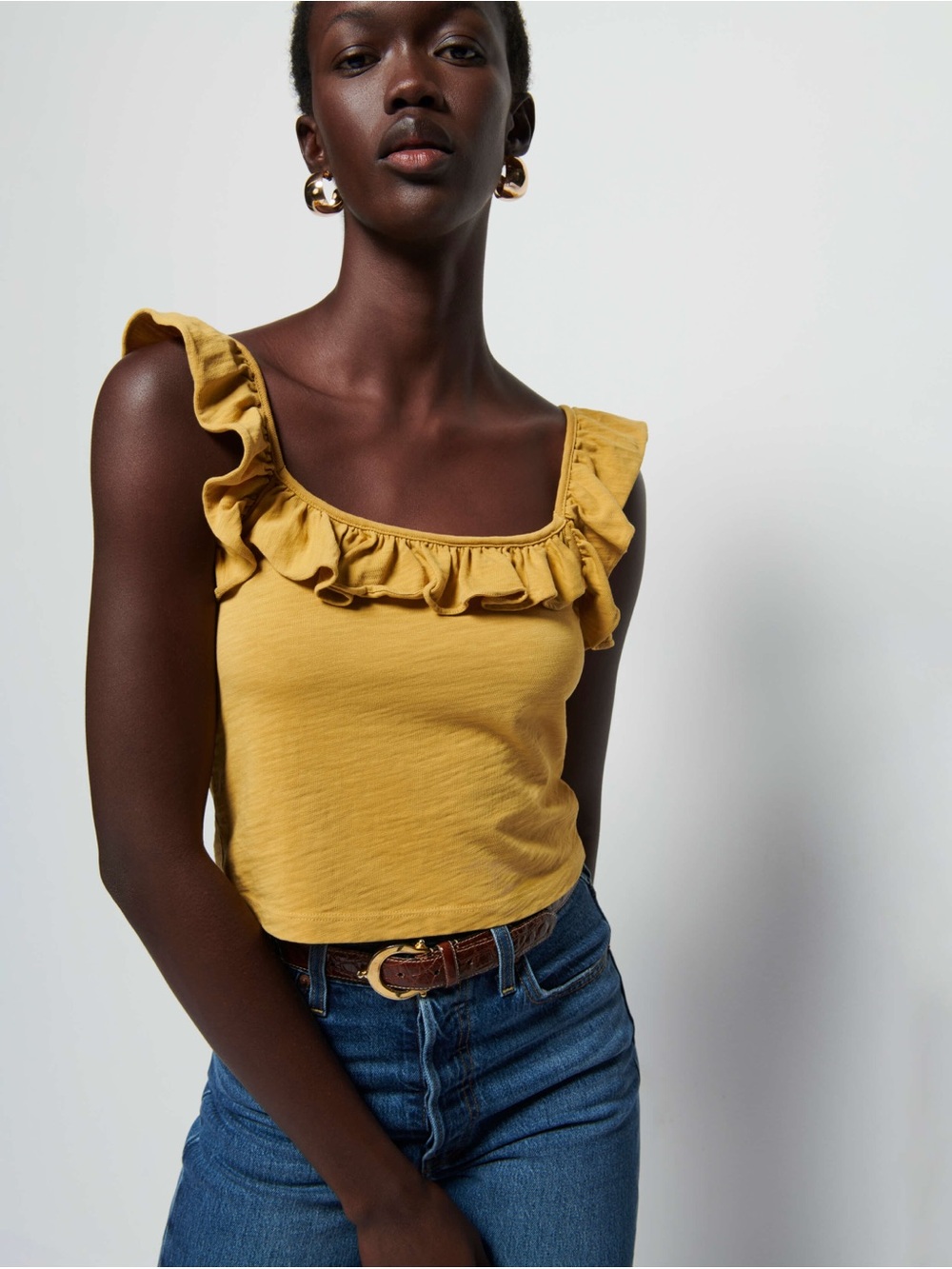 Nation LTD Rosa Tank in Antique gold
